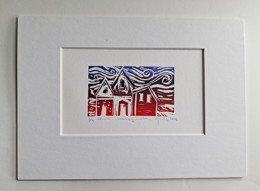 Linocut Print — "House" (2018)